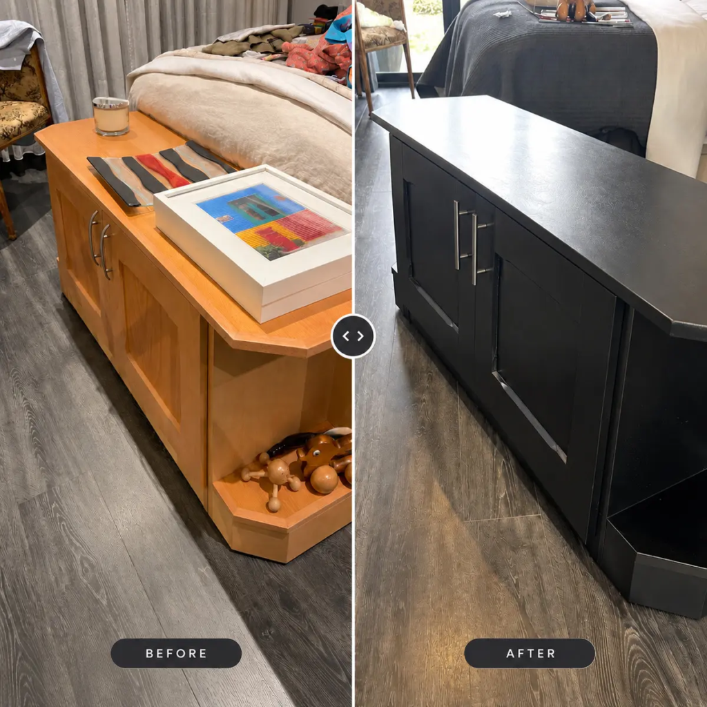 black-faux-leather-unit